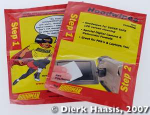 Hoodwipes - das 2-Phasen TFT-Reinigunstuch