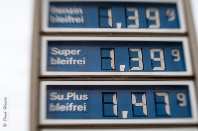 Benzinpreise im September 2008