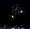 Fireworks from the Cherry Blossom Celebration Hamburg