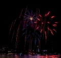 Fireworks from the Cherry Blossom Celebration Hamburg