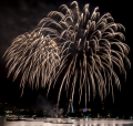 Fireworks from the Cherry Blossom Celebration Hamburg