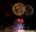 Fireworks from the Cherry Blossom Celebration Hamburg