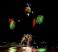 Fireworks from the Cherry Blossom Celebration Hamburg