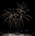 Fireworks from the Cherry Blossom Celebration Hamburg