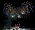 Fireworks from the Cherry Blossom Celebration Hamburg