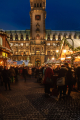 christmas Fair at Hamburg's Town Hall
