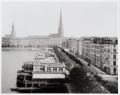 View Over Hamburg's Jungfernstieg 1883