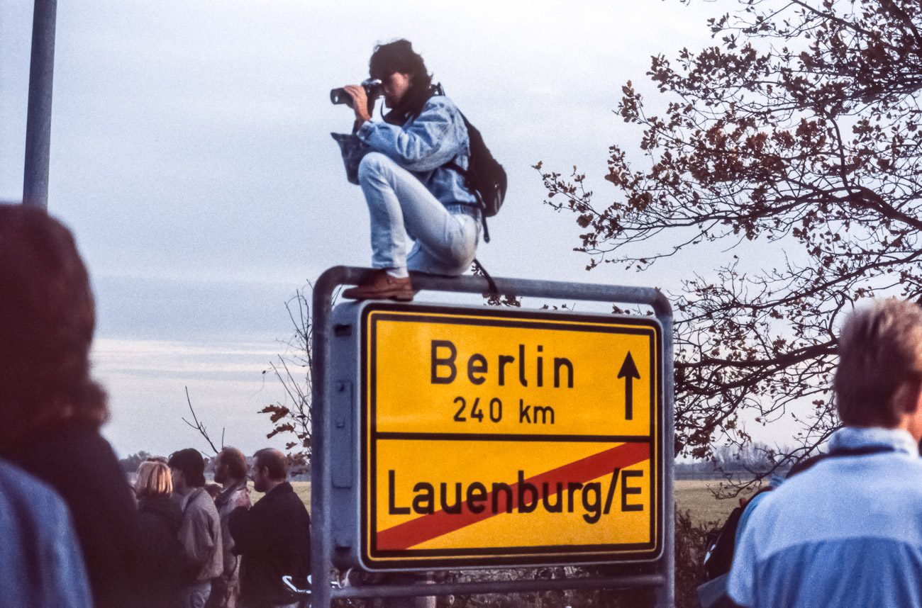 One Day after the GDR Border Had Been Opened
